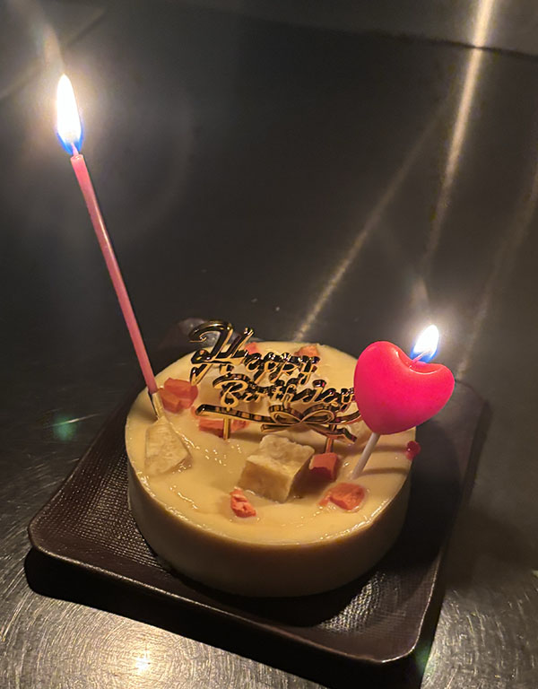 ターコの11歳の誕生日ケーキ