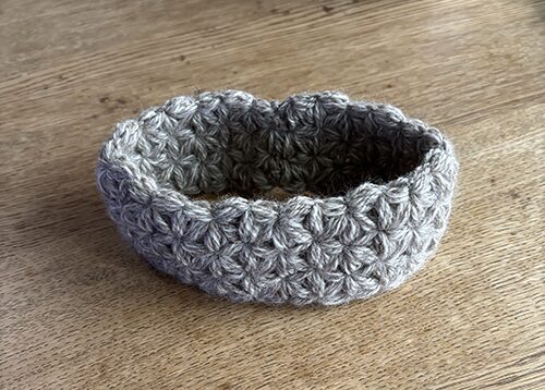 リフ編み犬用スヌード