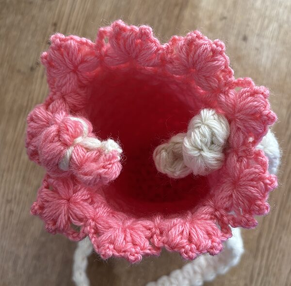 肩掛け紐を結んだ状態